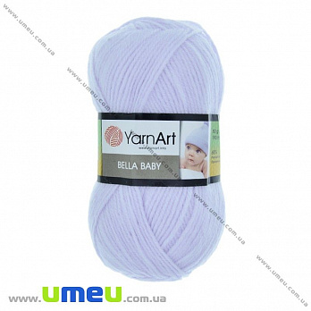 Пряжа YarnArt Bella Baby 50 г, 190 м, Бузкова світла 654 (YAR-029702)