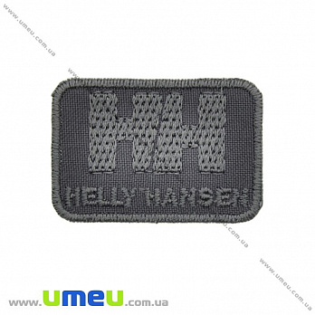 Термоаппликация Helly Hansen, 5х3,5 см, Серая (APL-024713)