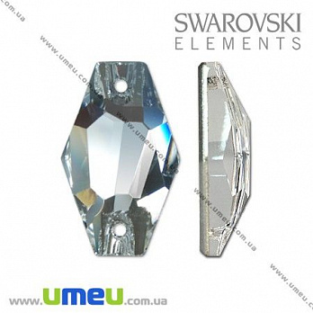 [Архів] пришивний елемент Swarovski 3261 Crystal, 18х11 мм (KAB-005527)