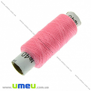 Нитка поліестерова EVRO №40, Рожева, 200 м (MUL-017619)