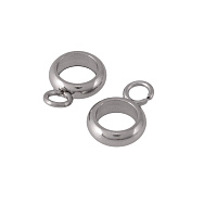 Бейл з нержавіючої сталі, 10х8х2,5 мм, Темне срібло (STL-055870)