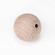 Намистина дерев'яна 40 мм, Кругла, Яблуня (BUS-054794)