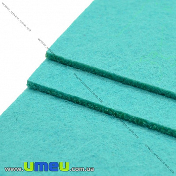 Фетр 3 мм, 10х15 см, 323 Бірюзовий (FLT-019339)