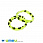 /p41752-rezinka-dlya-volos-mikrofibra-serdechki-42-mm-limonnaya-yarkaya/