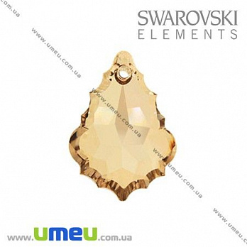 [Архів] Підвіска Swarovski 6091 Golden Shadow, 28х19 мм, Крапля (POD-005620)