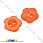 /p7554-pugovica-plastikovaya-perlamutrovaya-cvetok-12-mm-oranzhevaya/
