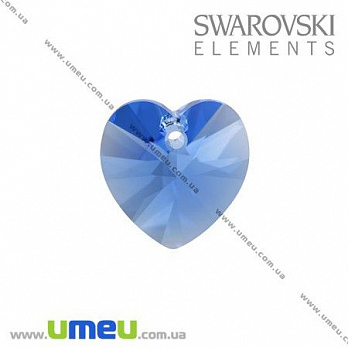 [Архів] Підвіска Swarovski 6202 Sapphire, 10 мм, Серце (POD-002496)