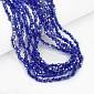 Намистини Біконус, 3х2,5 мм, Сині АВ (BUS-057455)