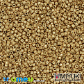 Бисер японский Miyuki Delica 11/0 DB1832, Duracoat Galvanized, Золотистый (BIS-040559)