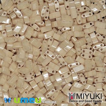 Бисер японский Miyuki HALF TILA №593, 5х2,3 мм, Бежевый (BIS-046077)