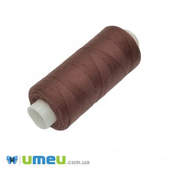 Нитка поліестерова KIWI №40/2, col.474, Коричнева, 366 м (MUL-046804)