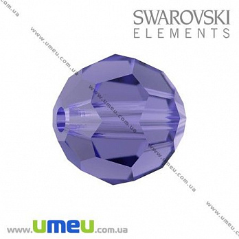 [Архів] Намистина Swarovski 5000 Tanzanite, 8 мм, Гранована кругла (BUS-005337)