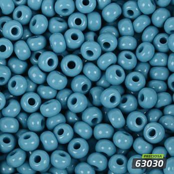 Бісер чеський 4/0 №63030 Бірюзовий, Натуральний (BIS-054973)