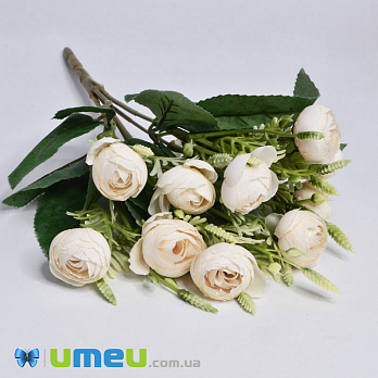 Букет камелии, 35 см, Кремовый (DIF-048326)