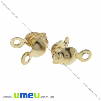 Каллоти, 8х4 мм, Золото (ZAG-015530)