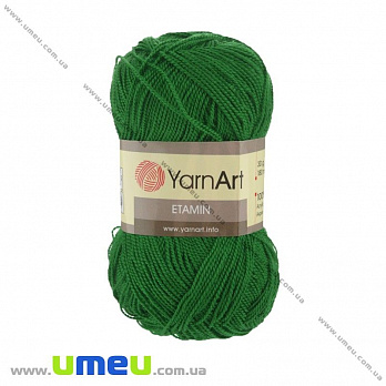 Пряжа YarnArt Etamin 30 г, 180 м, Зелена 438 (YAR-023050)