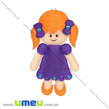 Набор из фетра для создания игрушки, Кукла ФН-31, 16х5 см (FLT-034840)