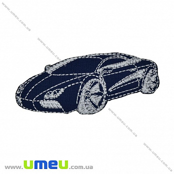 Термоаплікація Машина, 10х4 см, Синя (APL-030007)