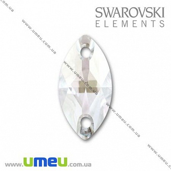 [Архів] пришивний елемент Swarovski 3223 Crystal, 12х6 мм (KAB-005533)
