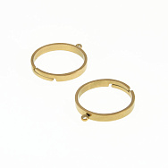 Кільце з нерж. сталі з петлею, 19 мм, Покриття 18 kt (OSN-060528)