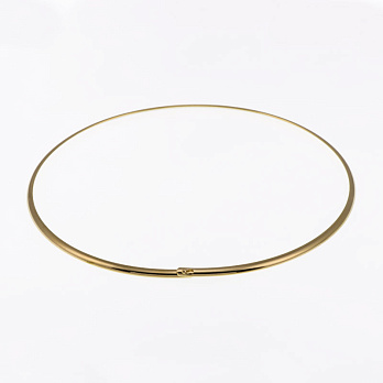 Основа на шию з нерж. ст., 13,5 см, 45 см, Покриття 18 kt (STL-056083)
