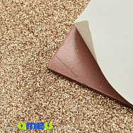 Фоаміран глітерний на клейовій основі, 2 мм, Бежевий, 20х30 см (FOM-022496)