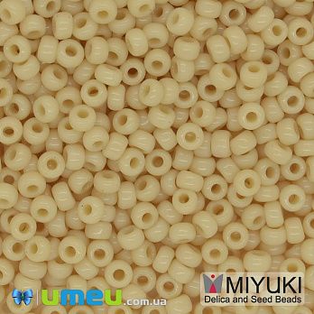 Бісер японський Miyuki круглий RR 11/0 №493, Бежевий (BIS-045625)