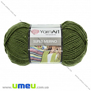 Пряжа YarnArt Super Merino 100 г, 280 м, Хакі 263 (YAR-025440)