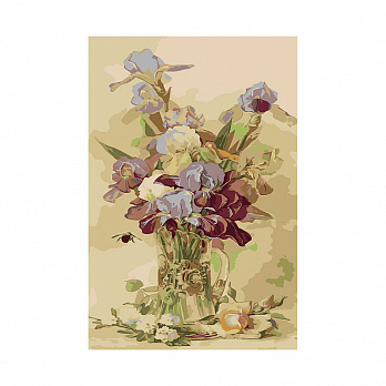 Картина за номерами 20х30 см, Іриси (SXM-051534)