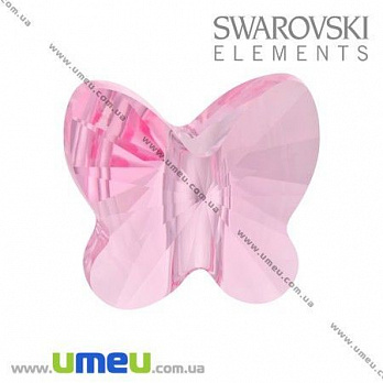 [Архів] Намистина Swarovski 5457 Light Rose, 5х5 мм, Метелик (BUS-005380)