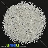 Бісер китайський рубка, 2,2 мм, Білий перламутровий (BIS-026172)