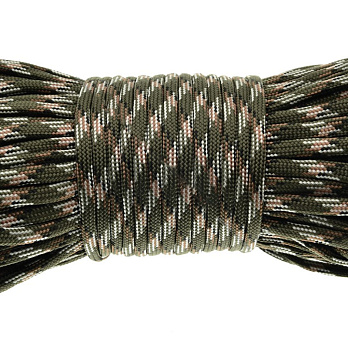 Шнур паракорд семіжільний меланж 4 мм, Хакі (LEN-024914)