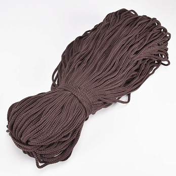 Шнур для макраме, 3,5 мм, Коричневый, Полипропилен (LEN-062953)